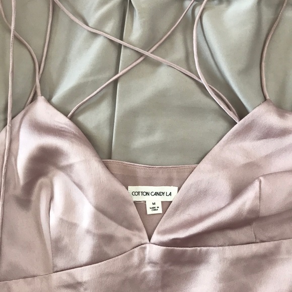 Pale pink strapy tunic - Picture 1 of 6